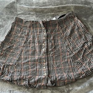 Plaid skirt